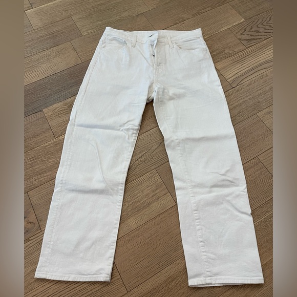 WHITE MOTHER DENIM JEANS | SIZE 27 | LIKE NEW - Picture 2 of 6